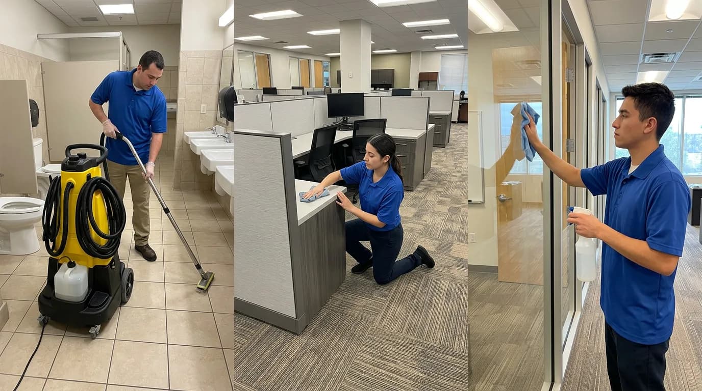 Our Cleaning Crew in Action